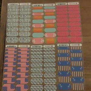 6 Jamberry Nail Wraps (12 manicure & pedicures)